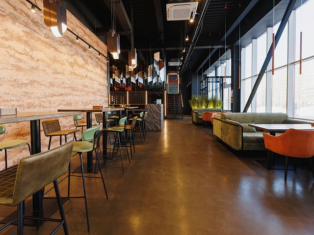 Косметический ремонт кафе "Крафт&Бургер"